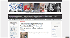 Desktop Screenshot of chiropracticlive.com